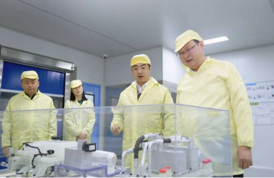 杭州钱塘区区委领导班子莅临凌动科技指导考察